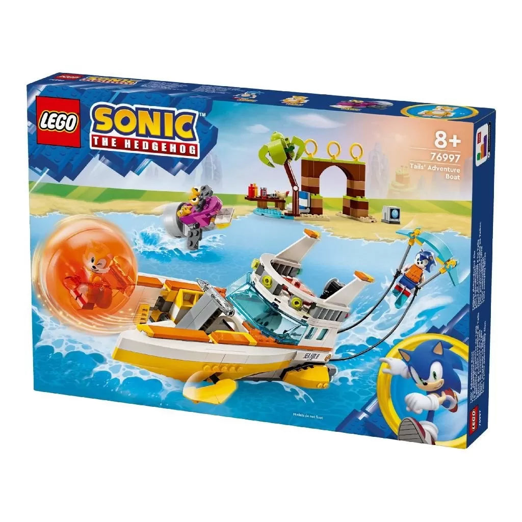 Lego sonic barca de aventuri a lui tails 76997