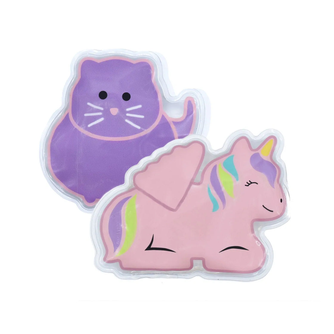 Set 2 pachete gel termic melii model unicorn pisica