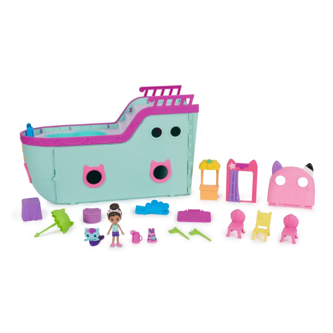 Gabbys dollhouse vaporul cu prieteni