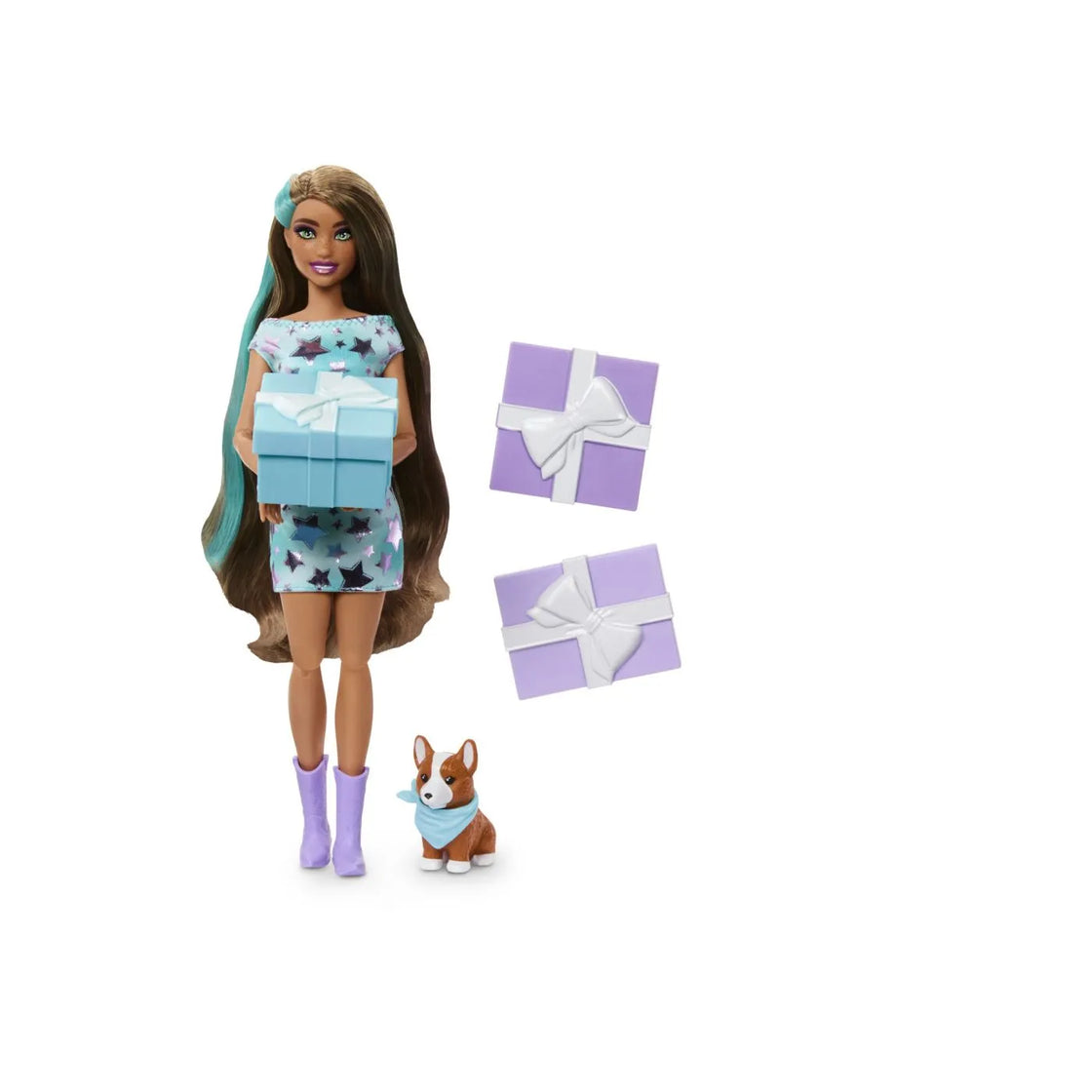 Barbie papusa party unboxed reveal bruneta
