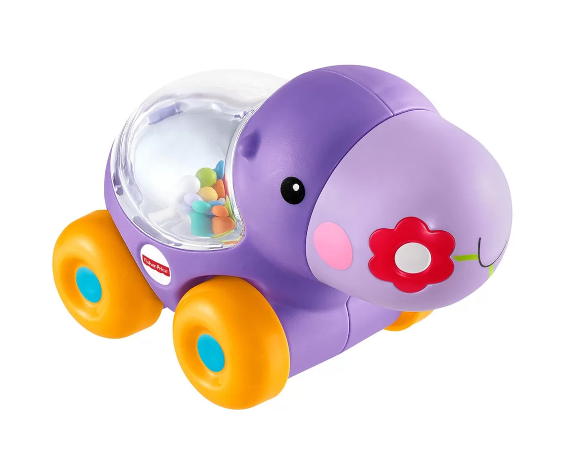 Fisher price jucarie apasa si mergi hipopotam