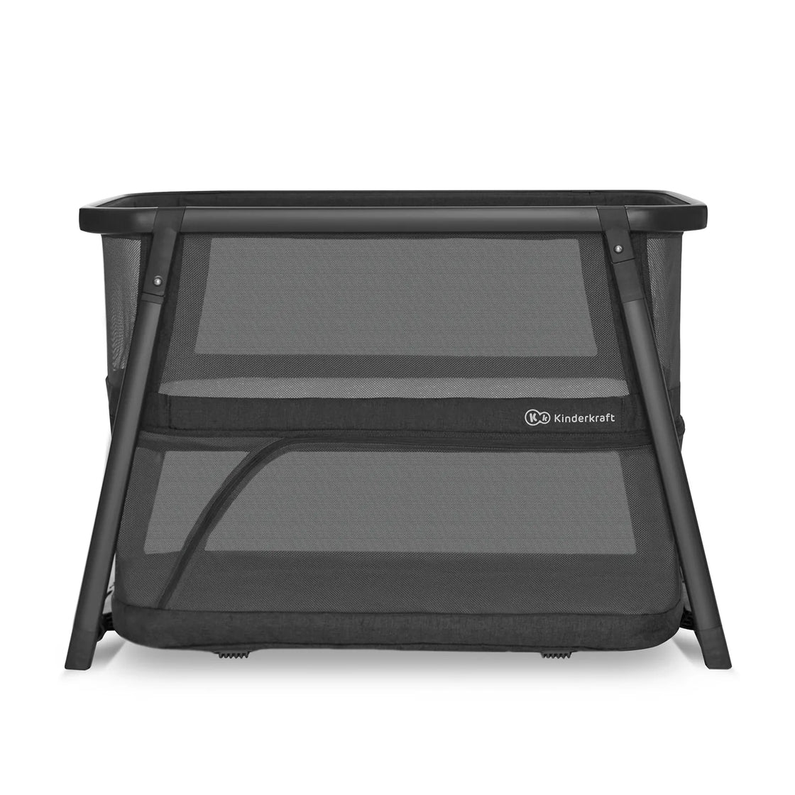 Patut de calatorie kinderkraft sofi plus, 4 in 1, grey