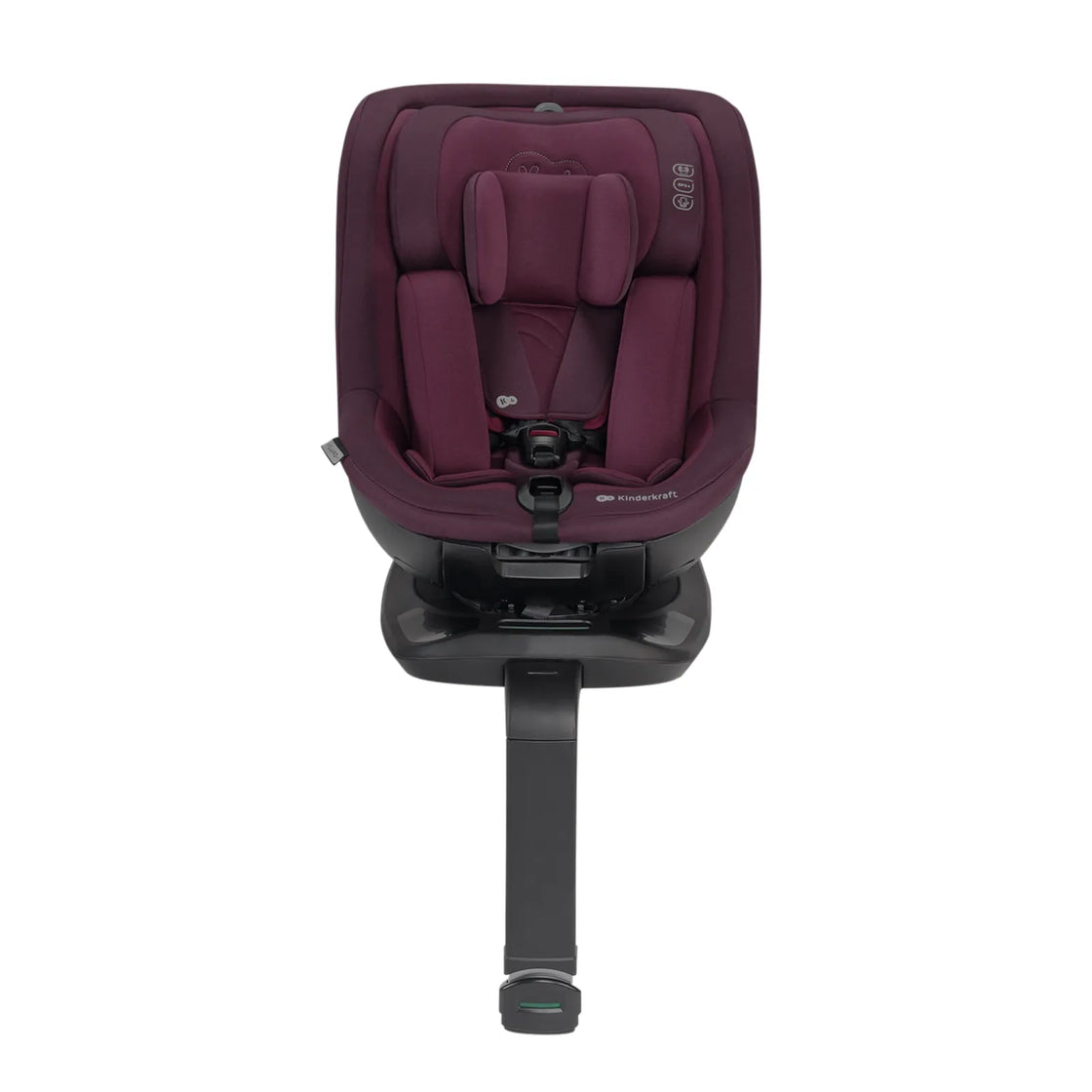 Scaun auto kinderkraft i-guard i-size 40-105 cm, cherry pearl