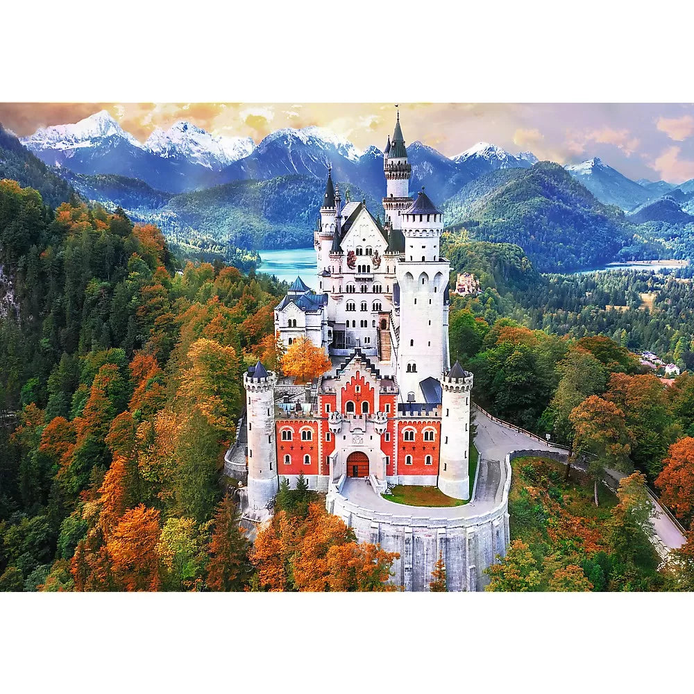 Puzzle trefl 1000 premium plus photo odyssey castelul neuschwanstein germania