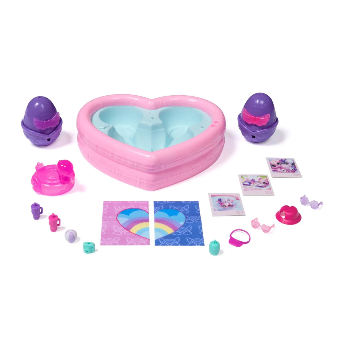 Hatchimals alive neon rainbow set petrecere la piscina