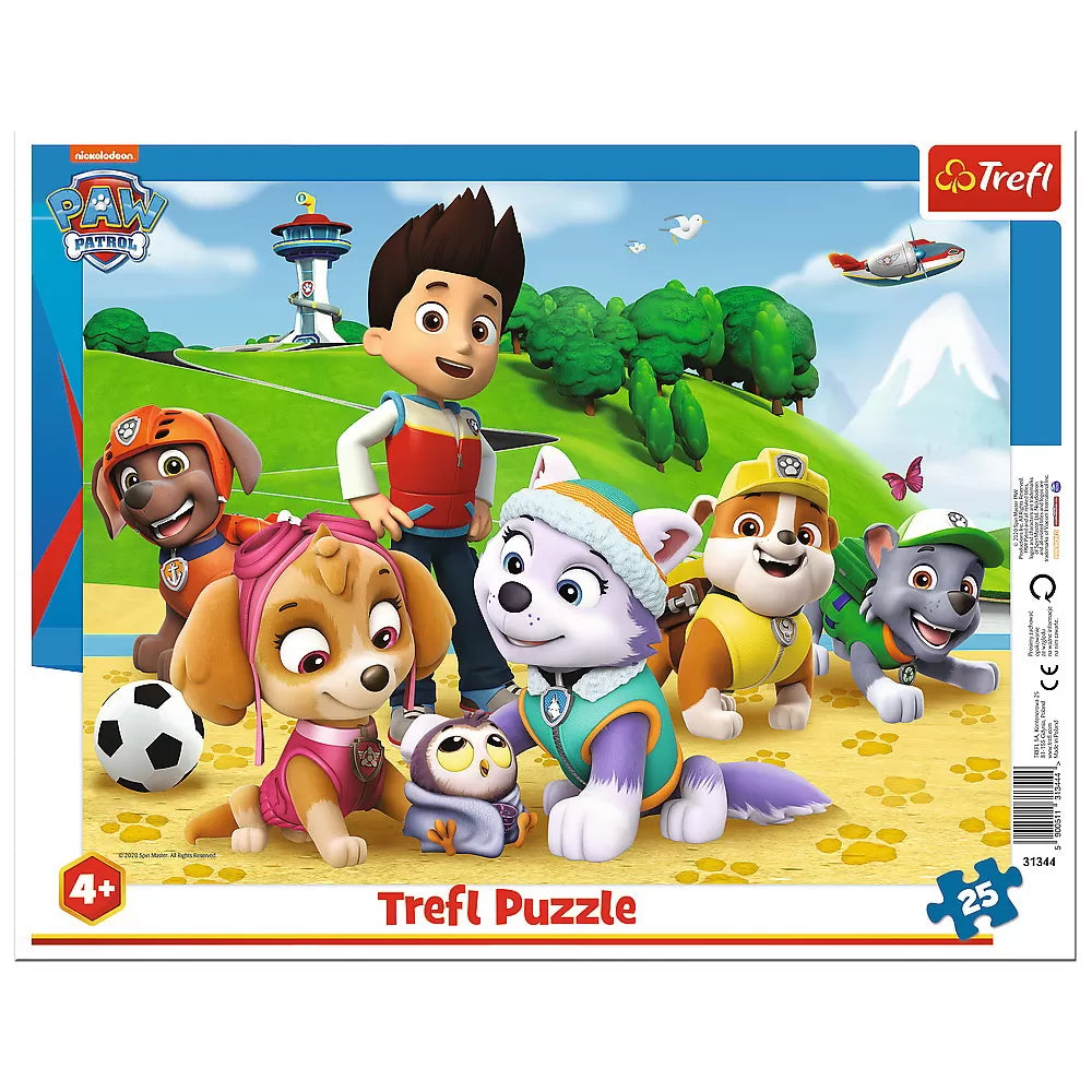 Puzzle 25 plansa patrula catelusilor