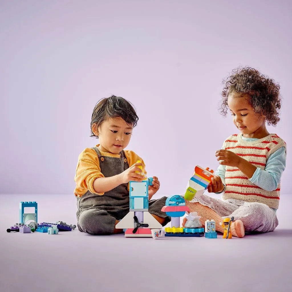 Lego duplo aventura cu naveta spatiala 3 in 1 10422