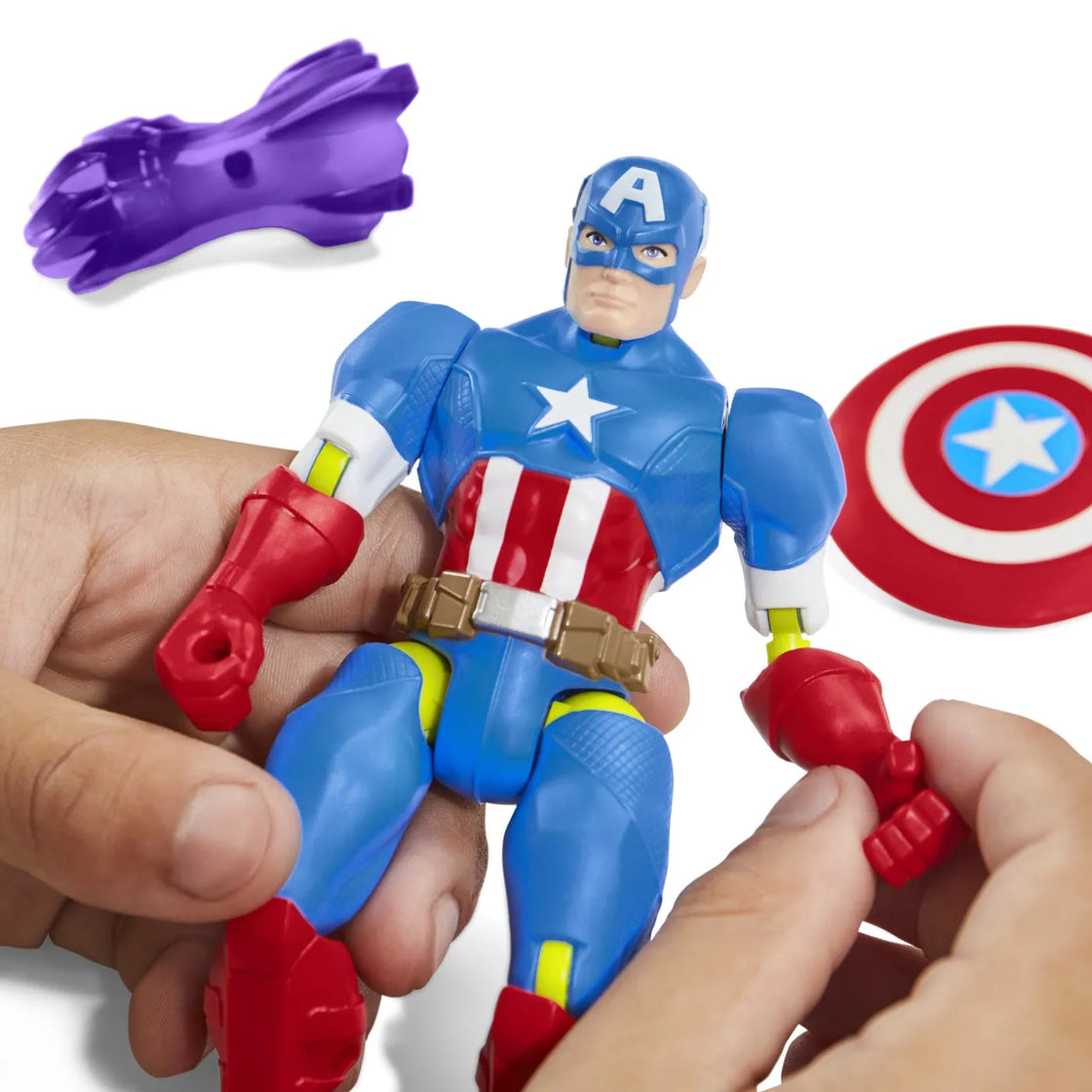 Marvel avengers mix mashers figurina capitan america 12cm