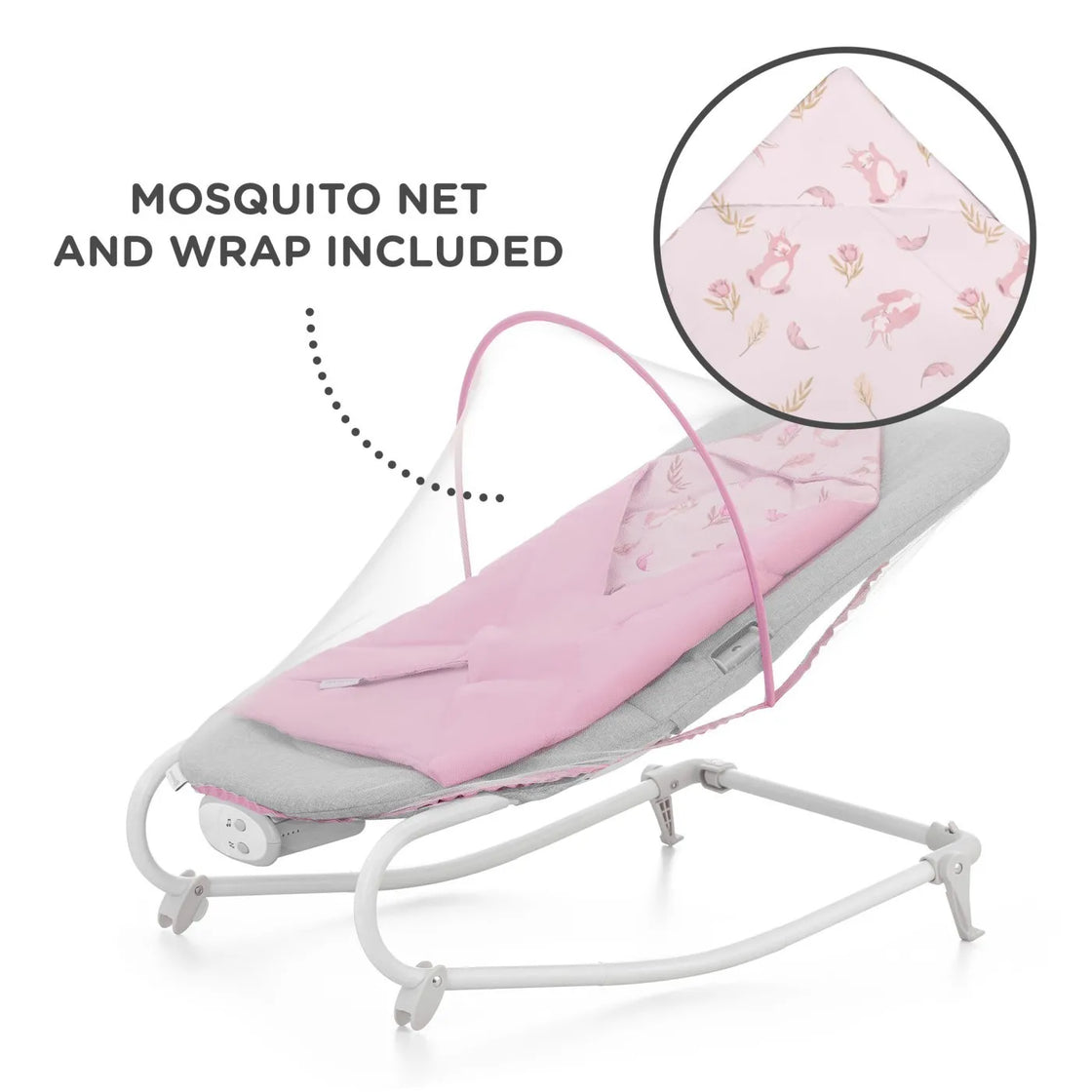 Sezlong 3 in 1, kinderkraft felio 2, peony rose