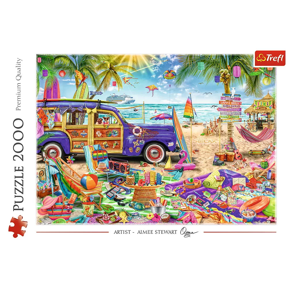 Puzzle trefl 2000 vacanta tropicala