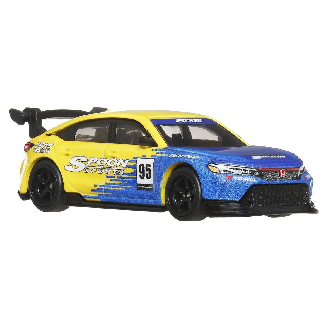 Hot wheels premium set 2 masinute metalice honda civic 99 tip r ek9 si honda civic tip r scara 1:64