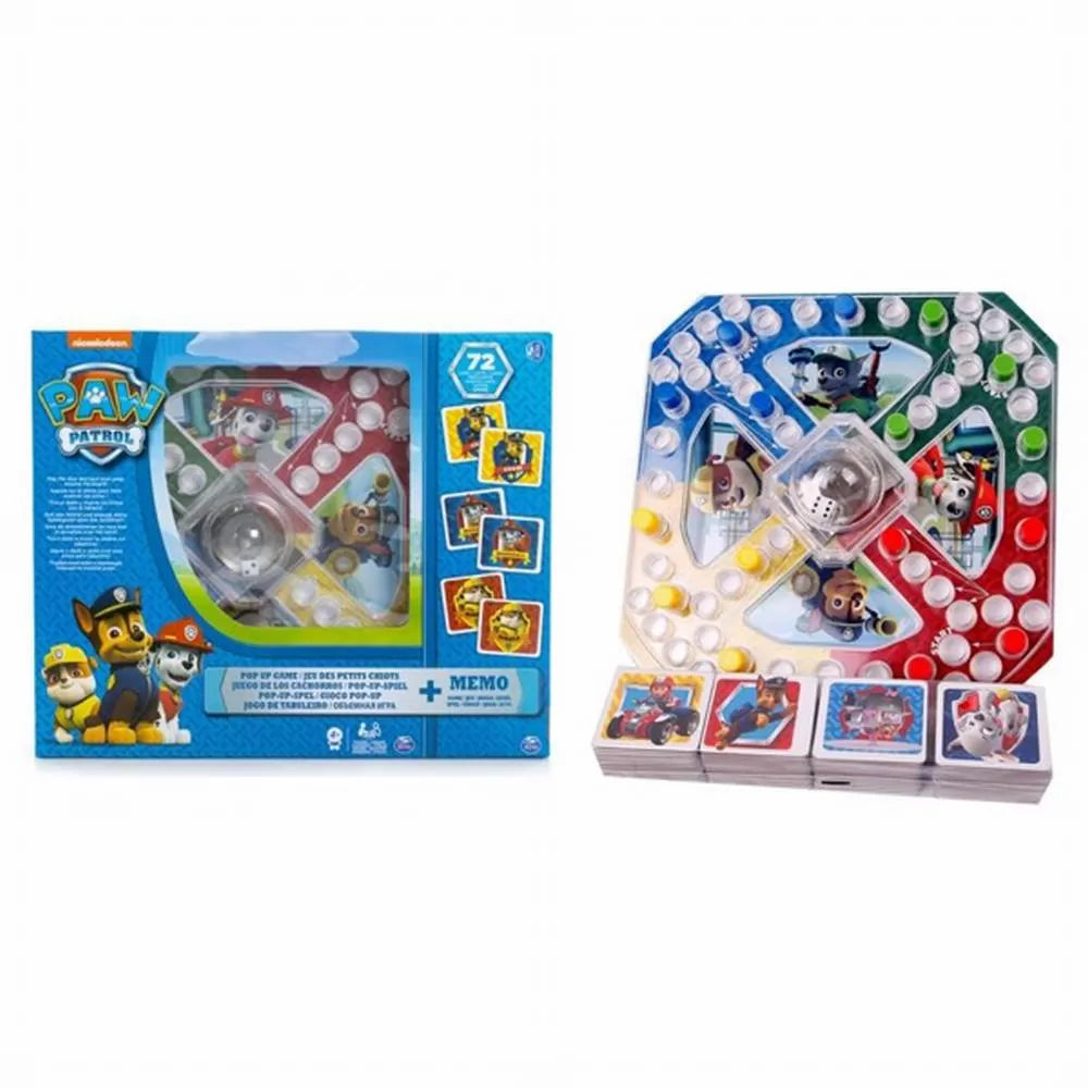 Jocul cu zaruri si memory game patrula catelusilor