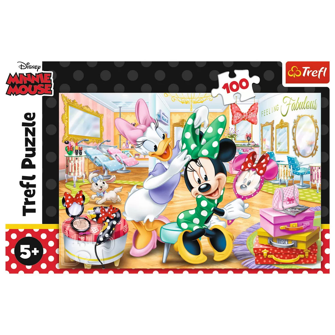 Puzzle trefl 100 minnie la salonul de infrumusetare