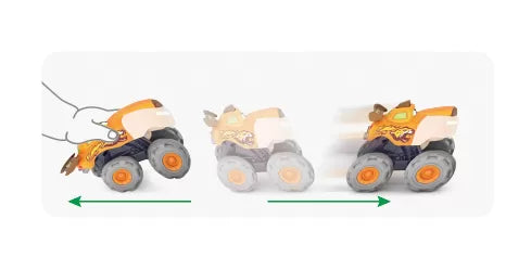 Masinuta bebe monster truck leopardul infuriat