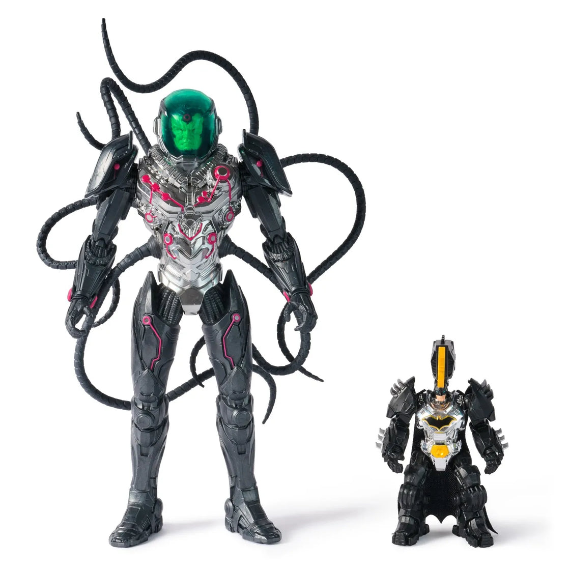 Dc metal force set figurine de actiune brainiac vs batman