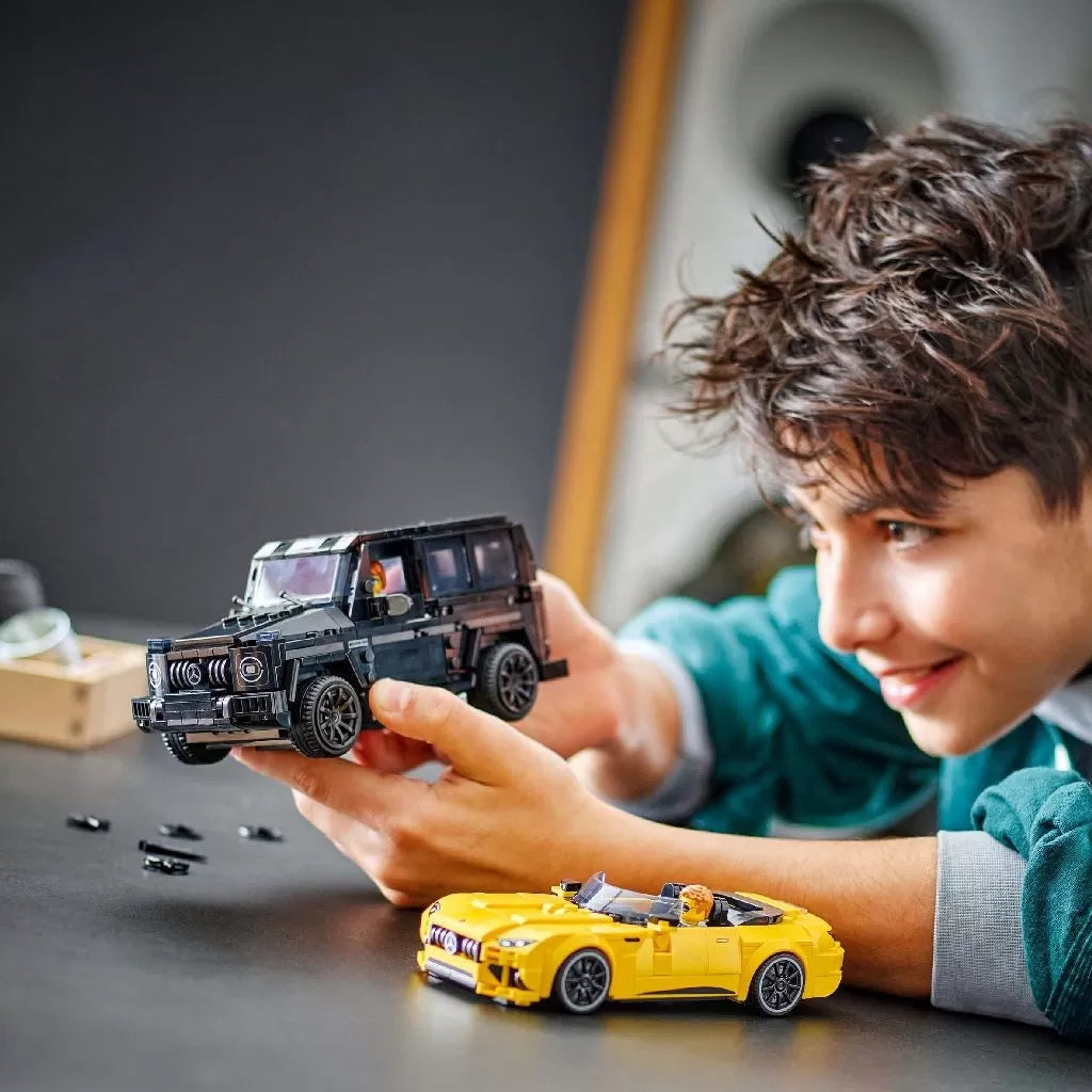 Lego speed champions  mercedes-amg g 63 si mercedes-amg sl 63 76924
