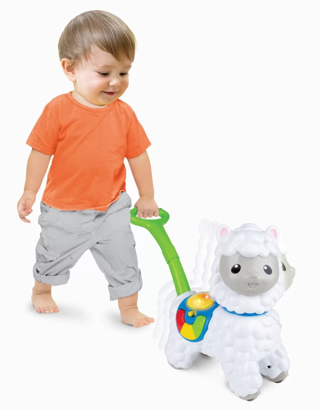 Winfun jucarie de impins alpaca
