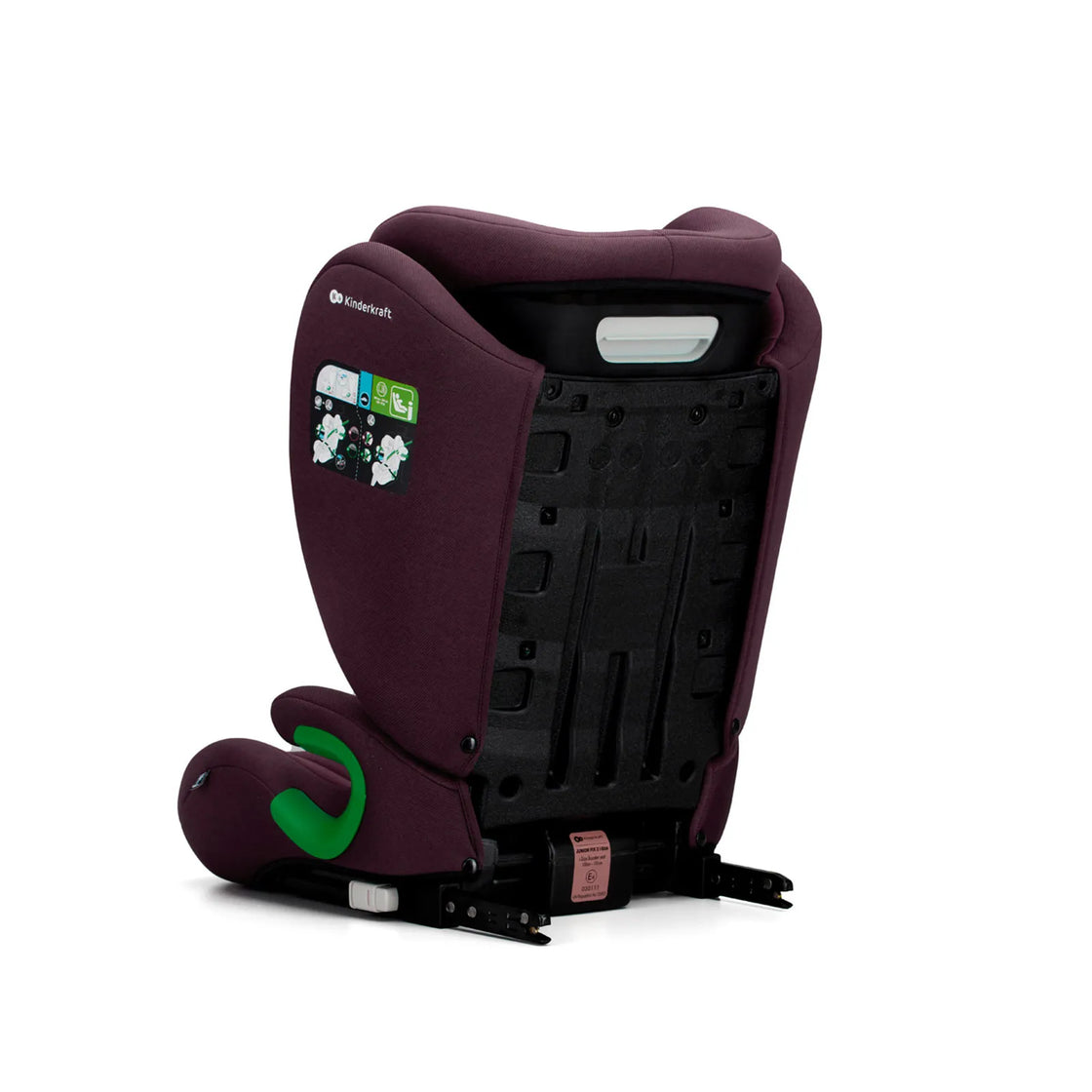 Scaun auto kinderkraft junior fix2, i-size 100-150 cm, cherry red