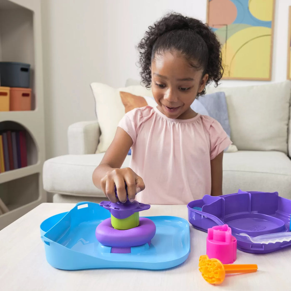 Kinetic sand set nisip squish motion