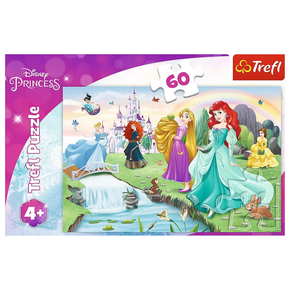 Puzzle trefl 60 disney princess - intalneste printesa