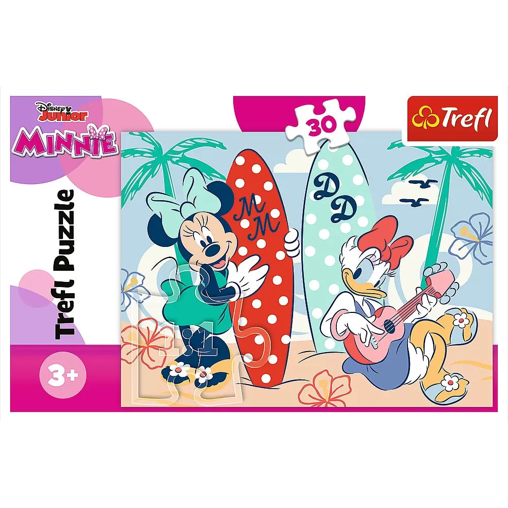 Puzzle trefl 30 minnie minnie la plaja