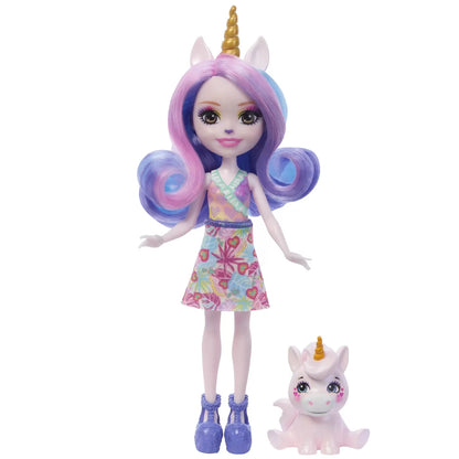 Enchantimals papusi si animalute ulia unicorn si pacifica