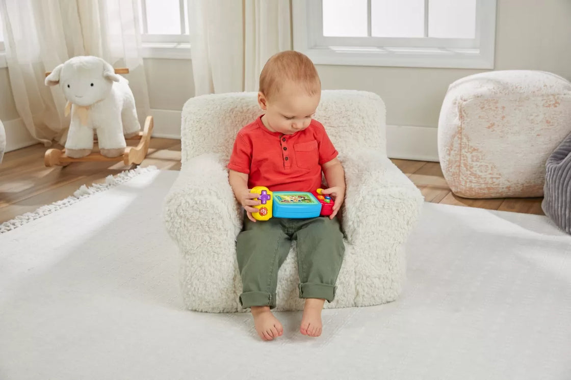 Fisher price laugh&learn consola bebe in limba romana