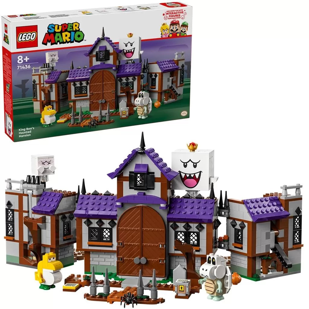 Lego super mario conacul bantuit al lui king boo 71436