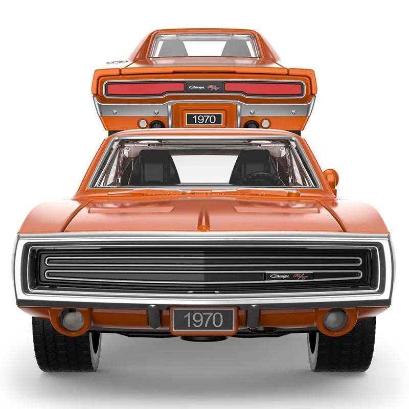Masinuta metalica dodge charger r/t 1970 portocaliu scara 1 la 36