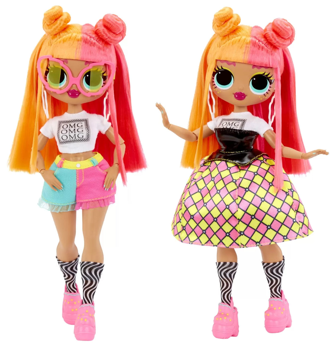 L.o.l. surprise! omg neonlicious papusa fashionista cu accesorii