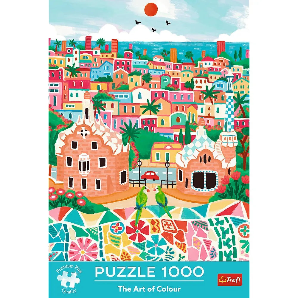 Puzzle trefl 1000 premium plus barcelona spania