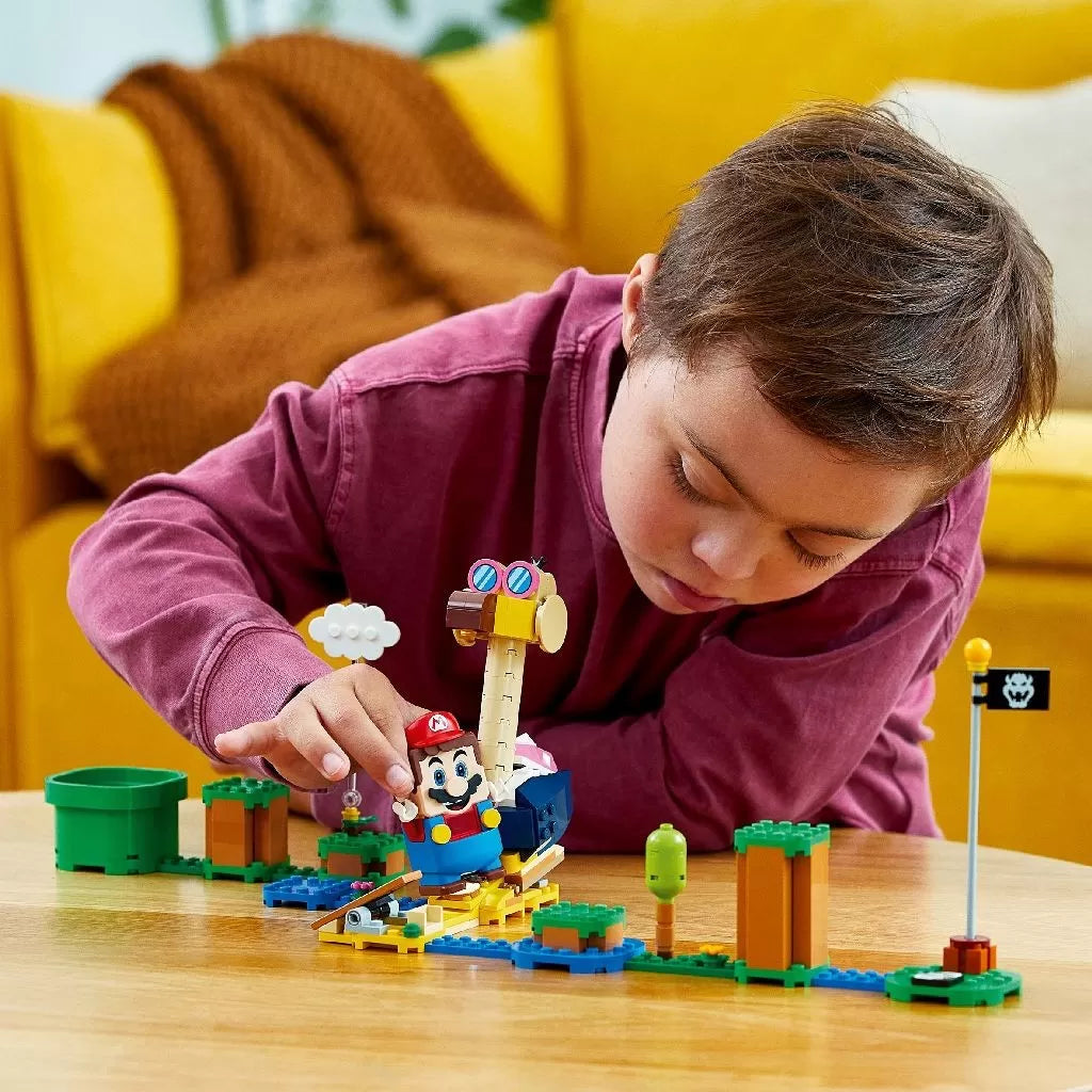 Lego super mario set de extindere bataia de cap a lui conkor 71414