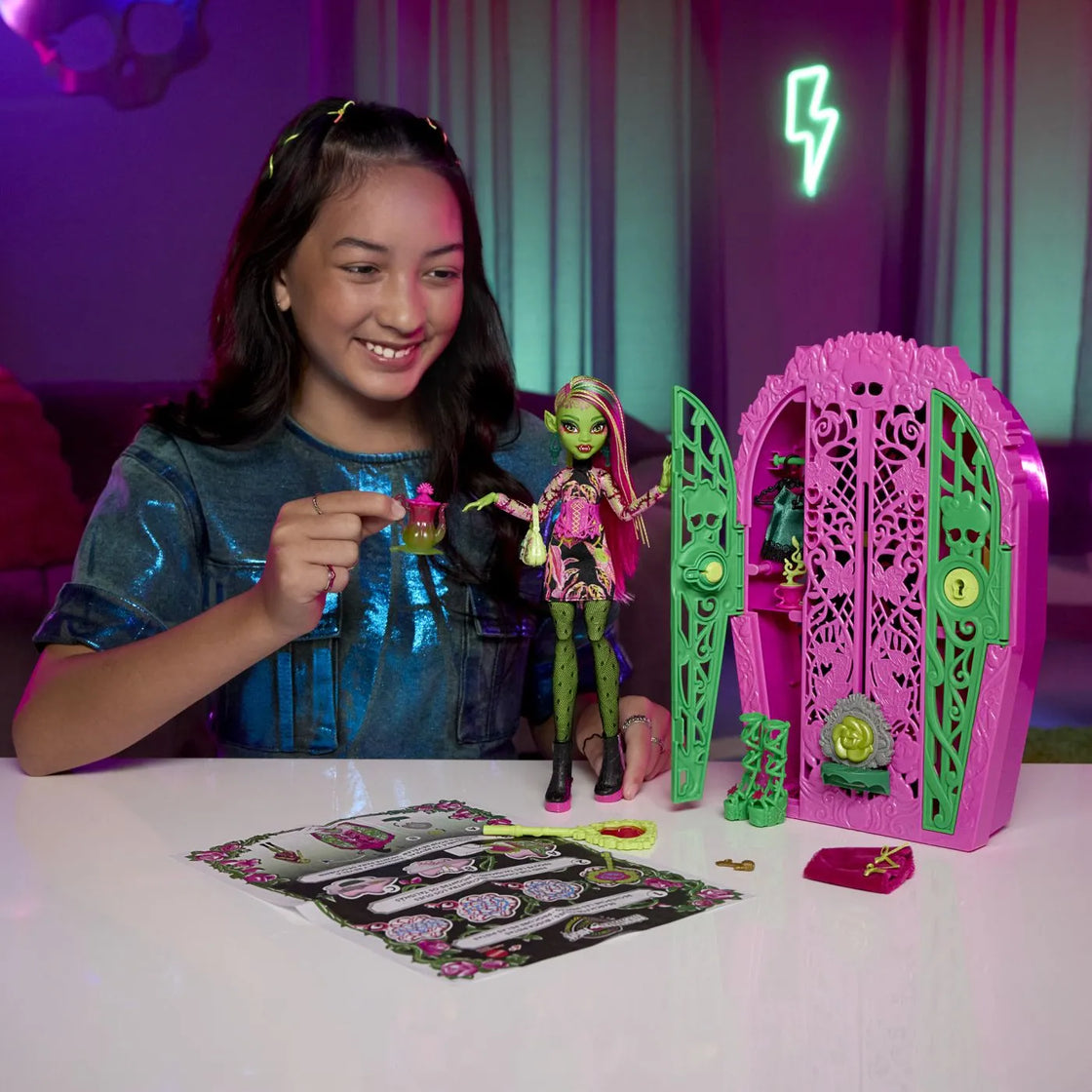 Monster high gradina de la miezul noptii papusa venus mcflytrap