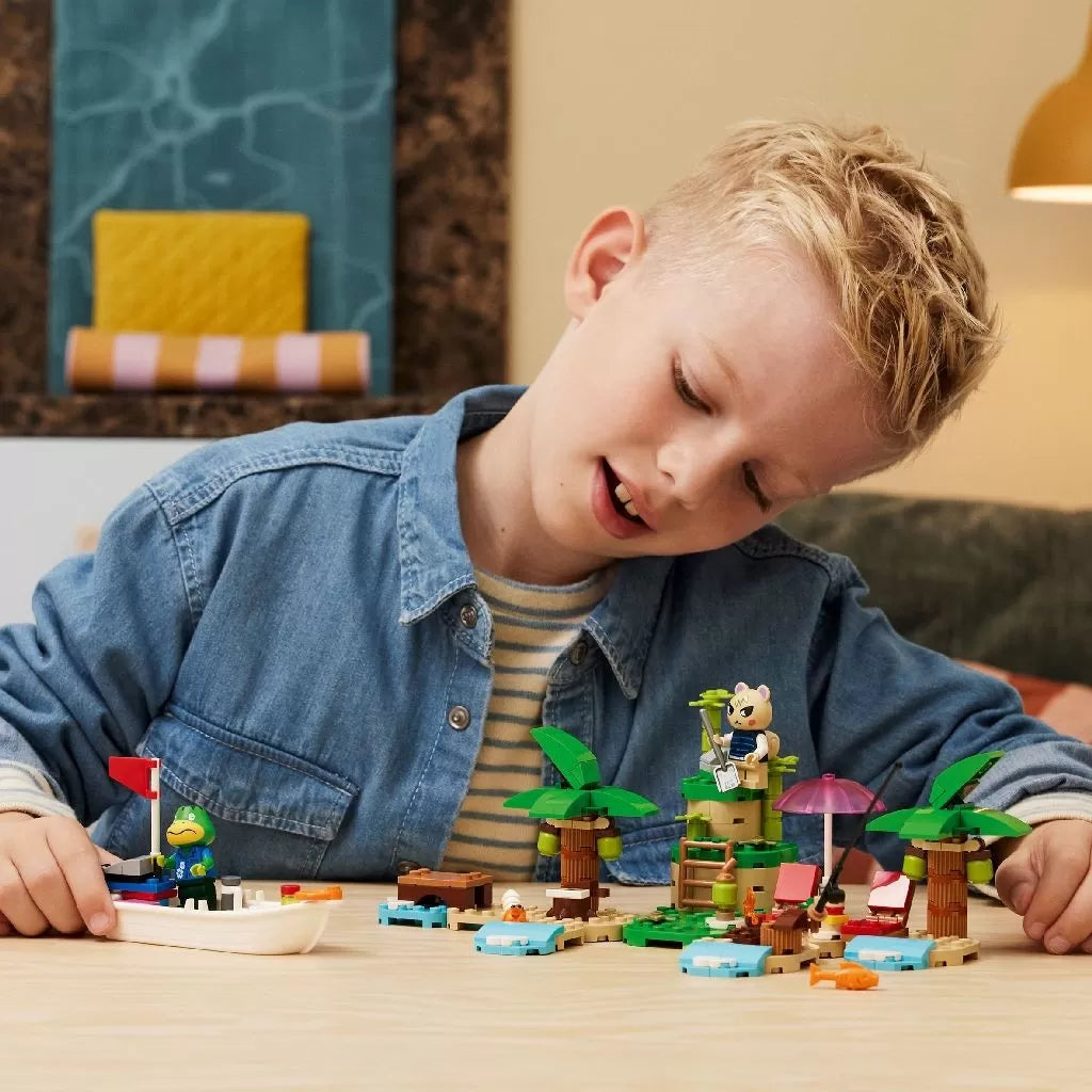 Lego animal crossing turul insulei in barca al lui kapp n 77048