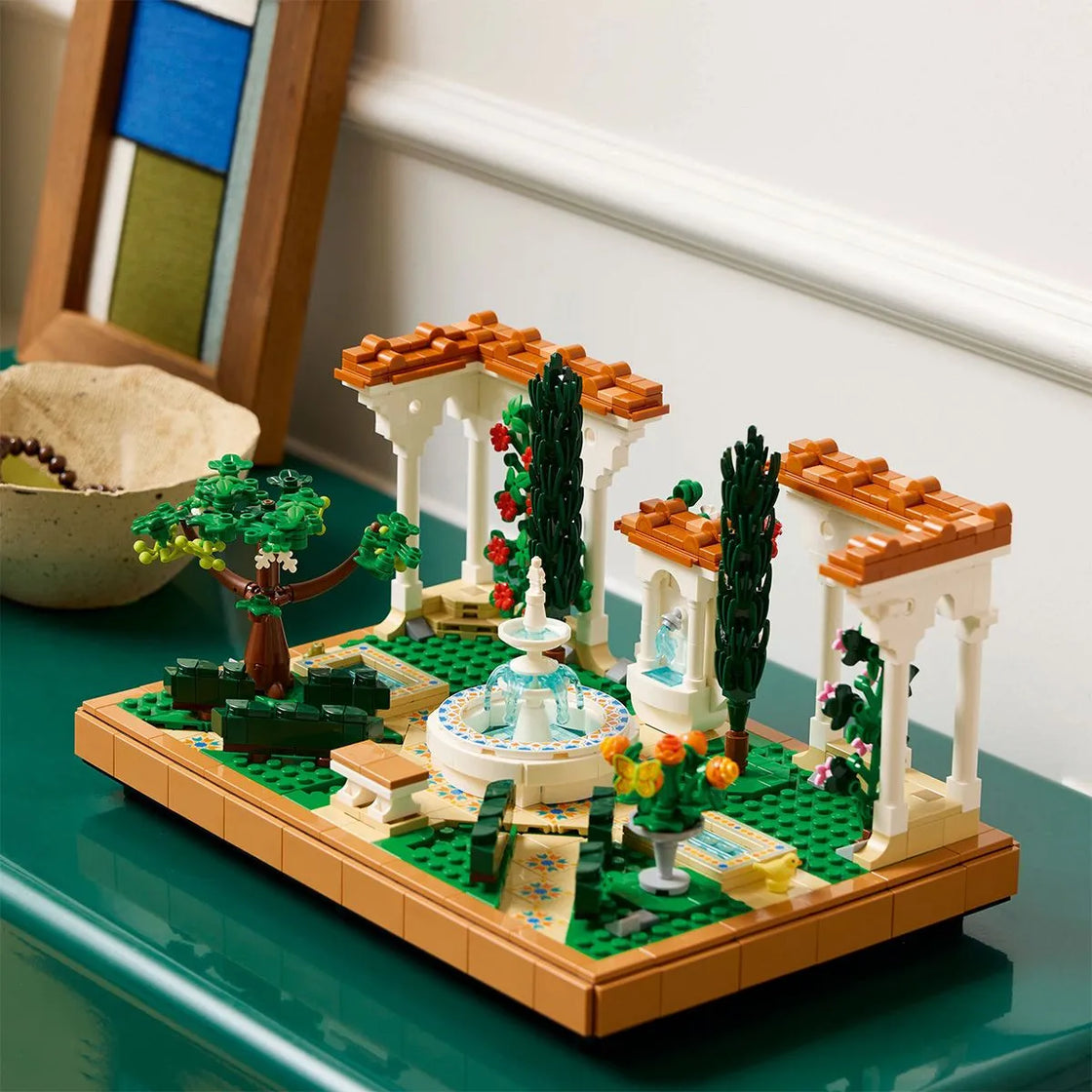 Lego icons gradina cu fantana 10359