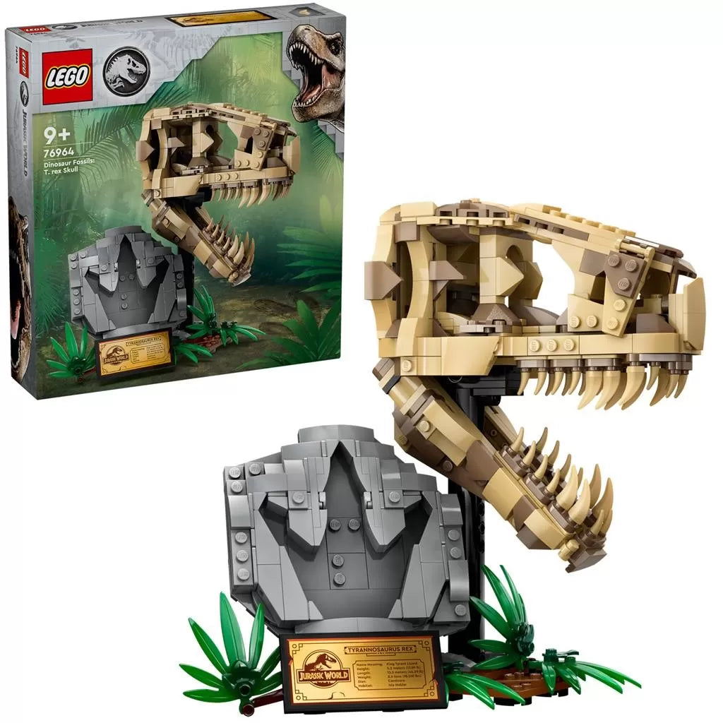 Lego jurassic world fosile de dinozaur craniu de trex 76964