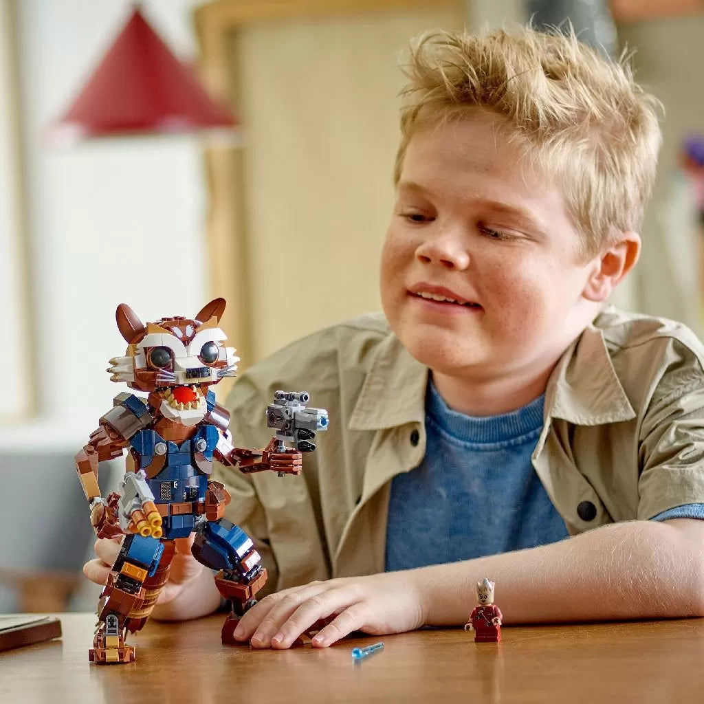 Lego marvel super heroes rocket si bebelusul groot 76282