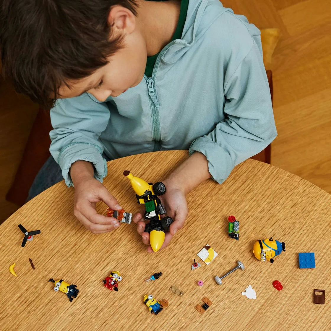 Lego despicable me4 minionii si masina banana 75580