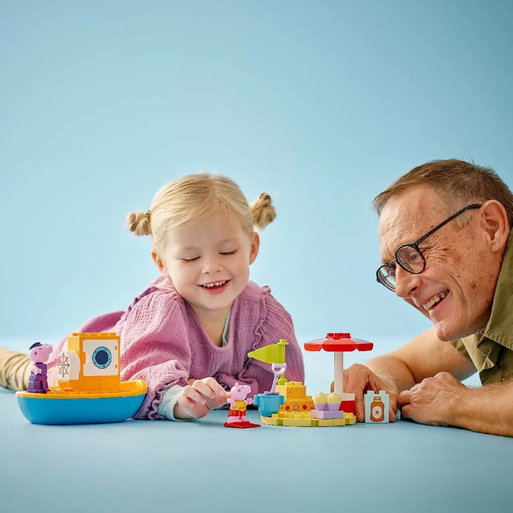 Lego duplo excursia cu barca a purcelusei peppa 10432