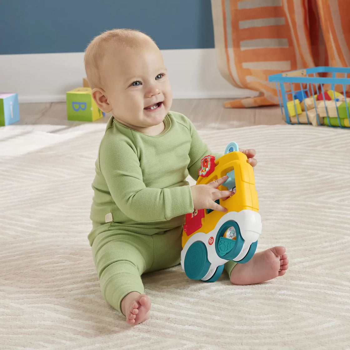 Fisher price animal friends centru de activitati masinuta