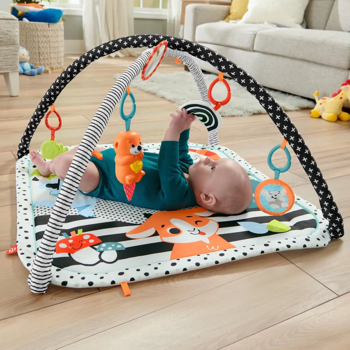 Fisher price saltea muzicala 3 in 1 cu centru de activitati