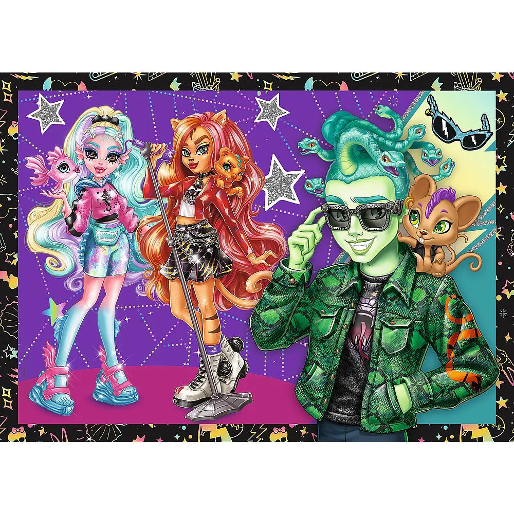Puzzle trefl 4in1 monster high o zi electrizanta