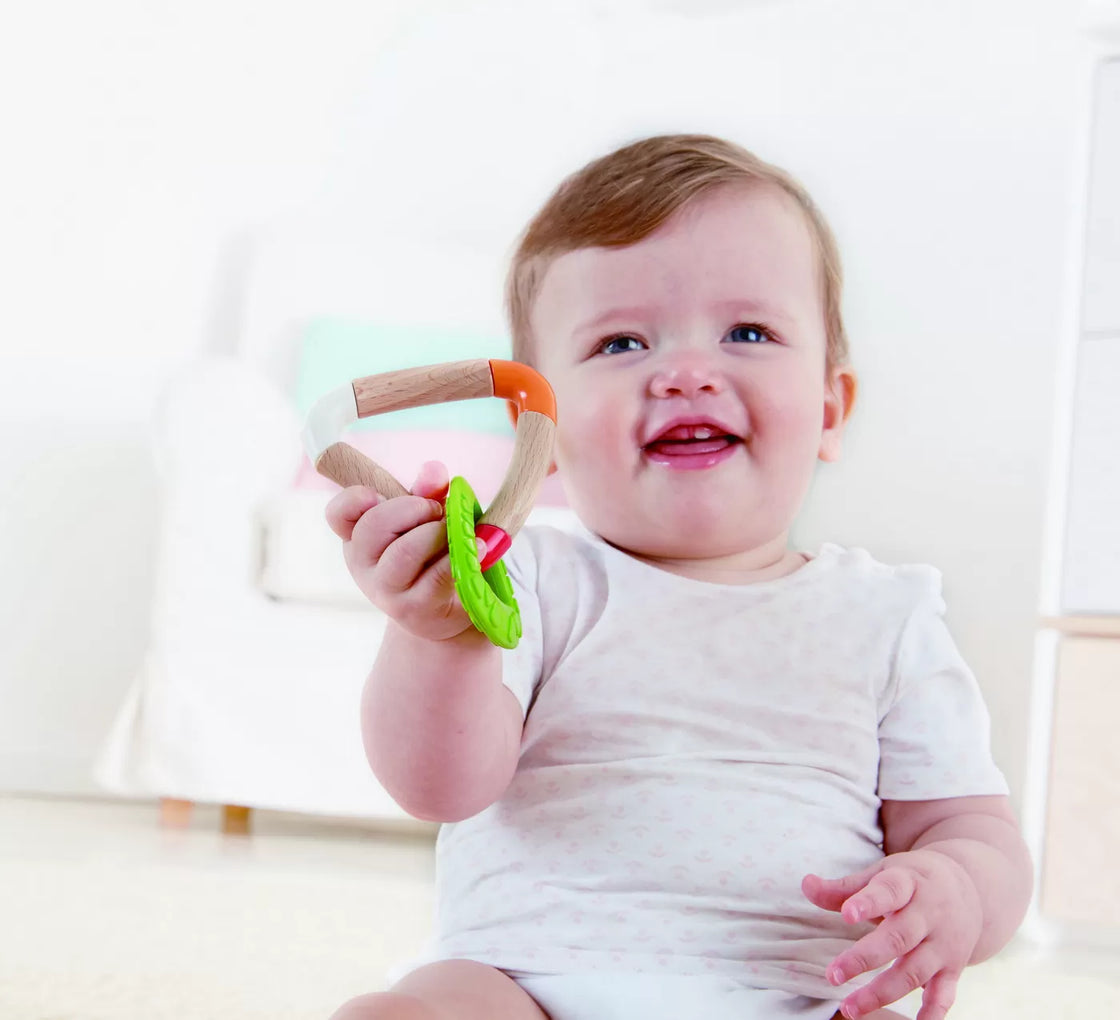 Hape jucarie dentitie triunghi dublu