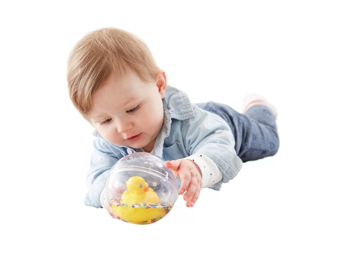 Fisher price ratusca in minge transparenta