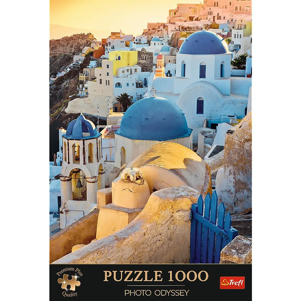 Puzzle trefl 1000 premium plus photo odyssey santorini