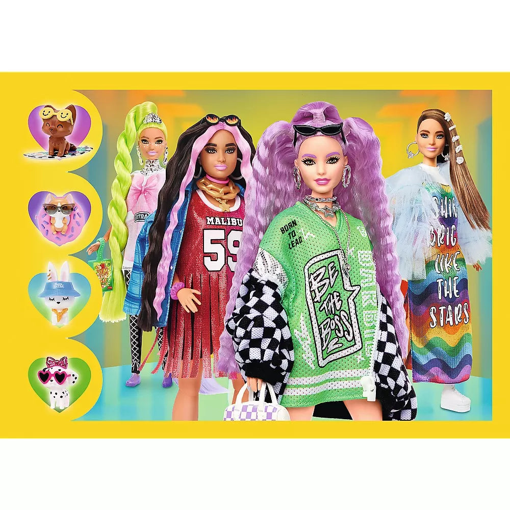 Puzzle trefl 4in1 barbie minunata lume