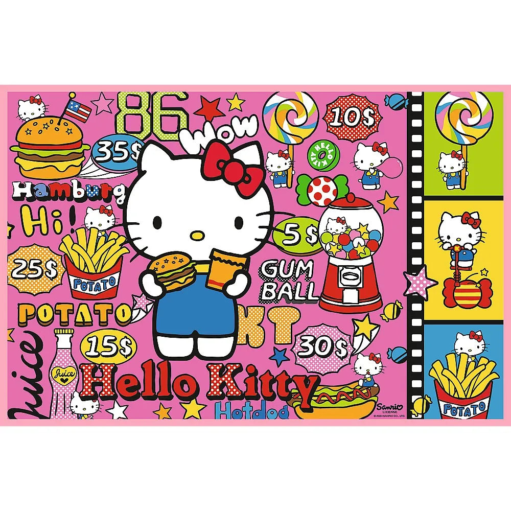 Puzzle trefl 2x200 hello kitty si prietenii
