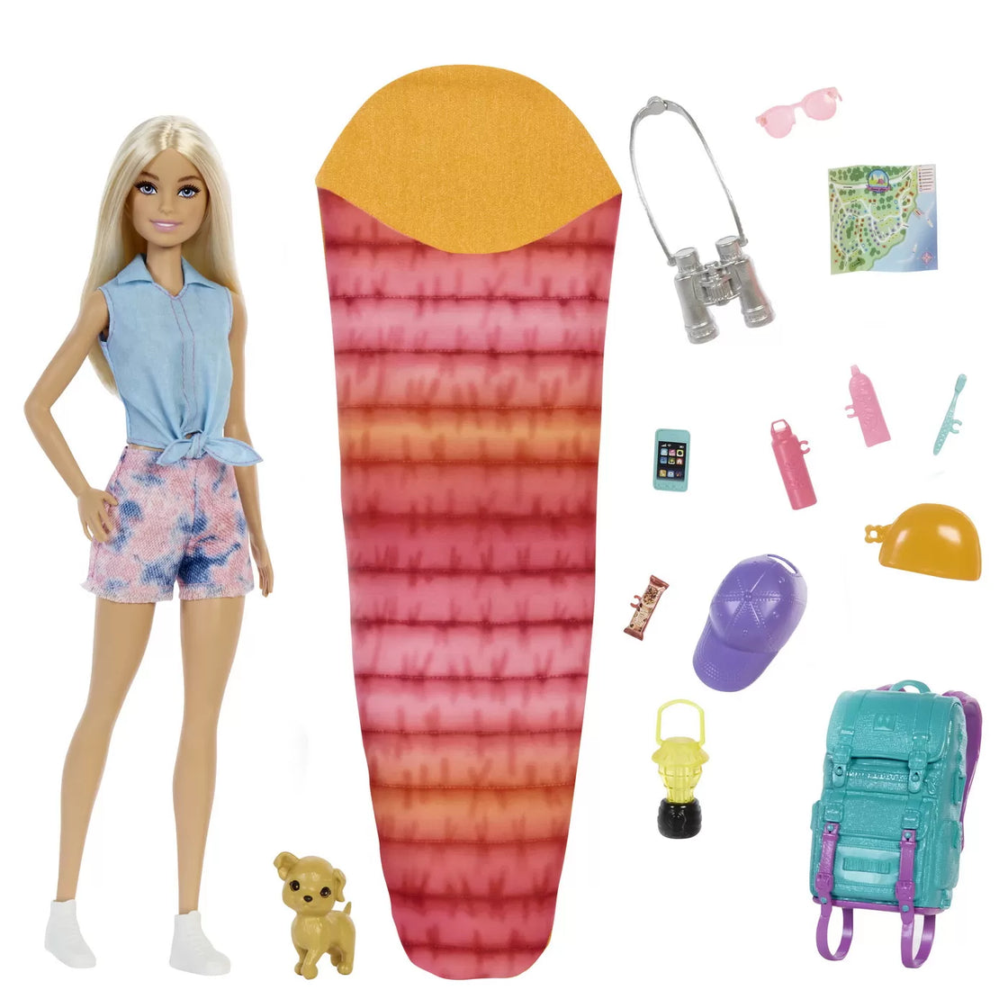 Barbie camping barbie malibu cu accesorii