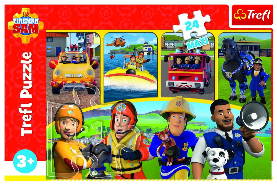Puzzle trefl 24 maxi pompierul sam