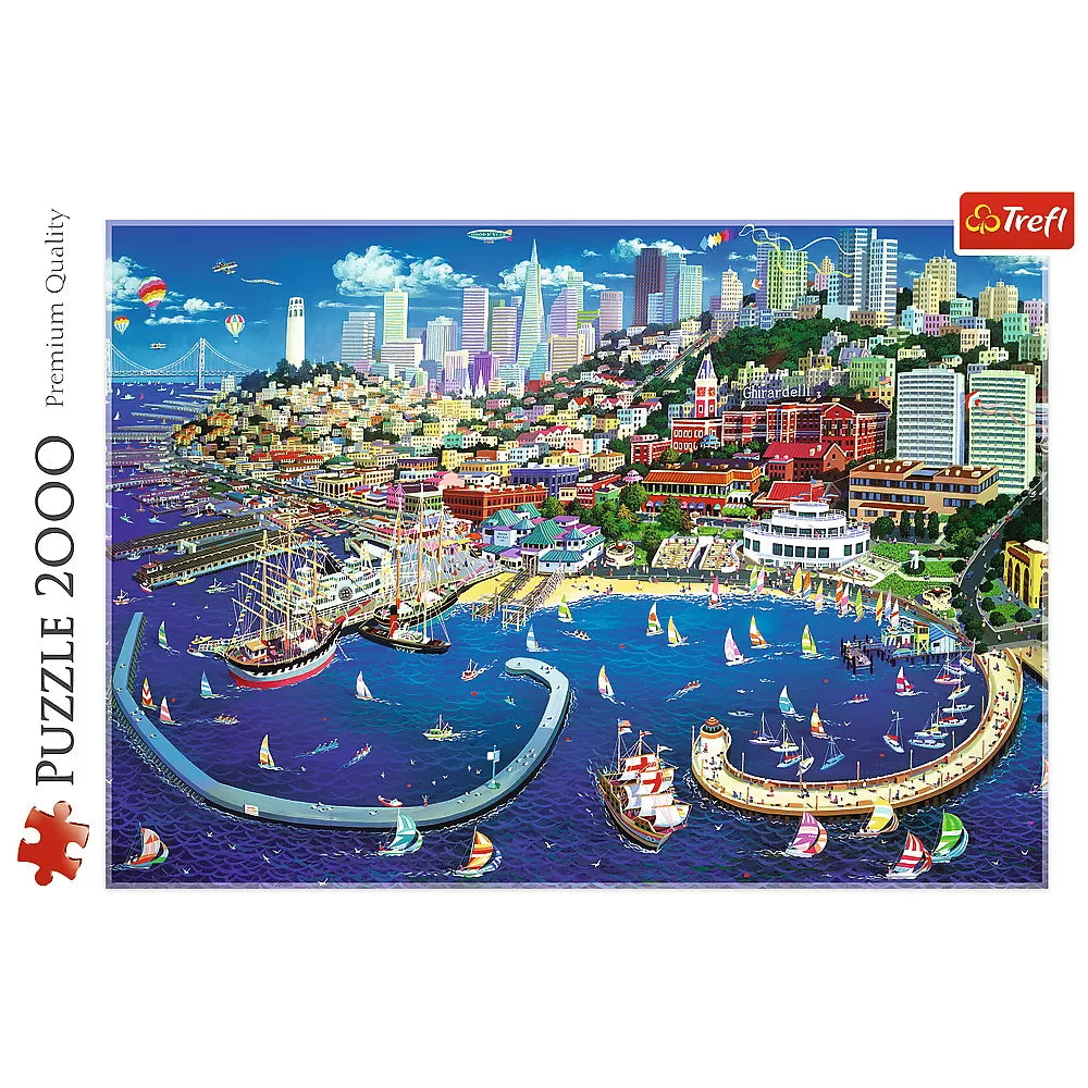 Puzzle trefl 2000 golful san francisco